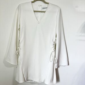 Finders Keepers Fly Away Dress White Long Sleeve Women’s S